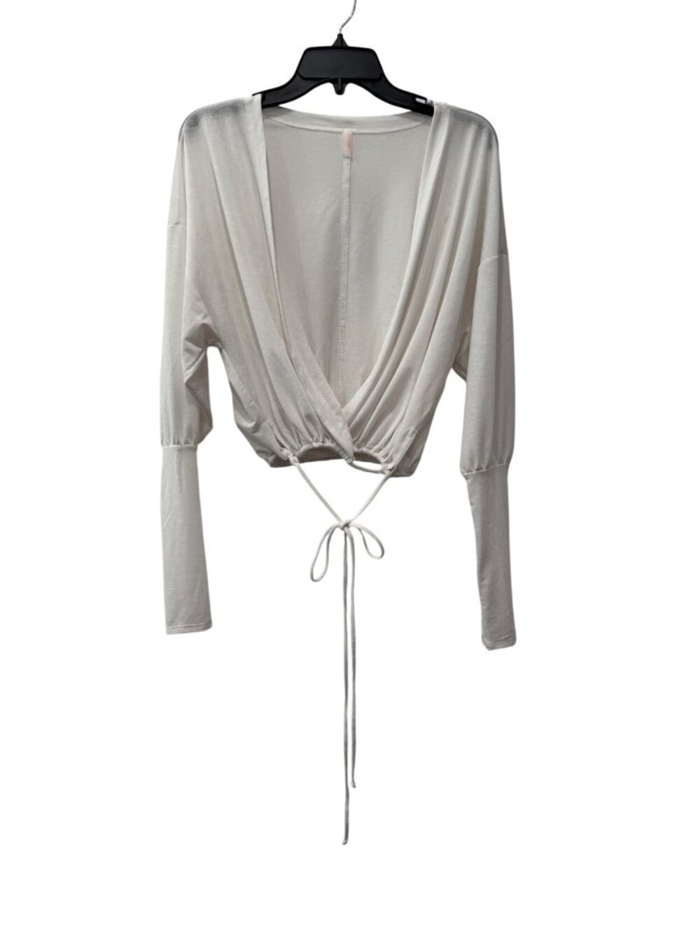 Free People Movement Women's Size S White Radiant Wrap Layer Top